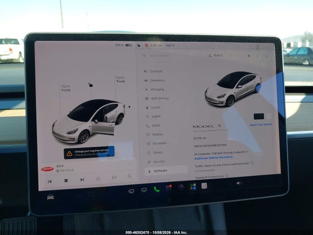 46302470 :رقم المزاد ، 5YJ3E1EA1MF013708 vin ، 2021 Tesla Model 3 Standard Range Plus Rear-wheel Drive مزاد بيع