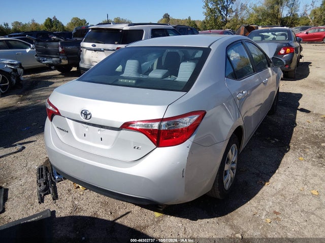 2015 Toyota Corolla Le მანქანა იყიდება აუქციონზე, vin: 2T1BURHE2FC423971, აუქციონის ნომერი: 46302737