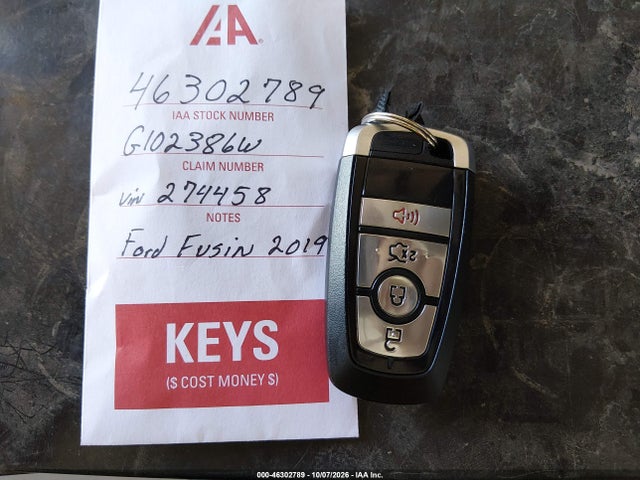 Продажа на аукционе авто 2019 Ford Fusion Hybrid Se, vin: 3FA6P0LU4KR274458, номер лота: 46302789