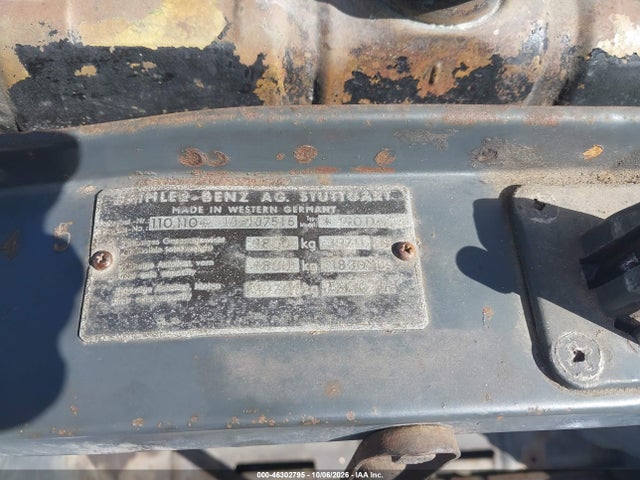 Aukcja sprzedaży 1964 Mercedes Benz 190, vin: 107515, numer aukcji: 46302795