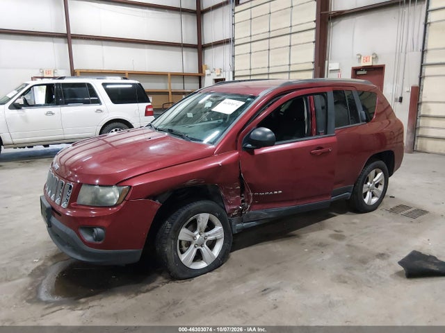 2014 Jeep Compass Sport მანქანა იყიდება აუქციონზე, vin: 1C4NJDBB9ED926986, აუქციონის ნომერი: 46303074