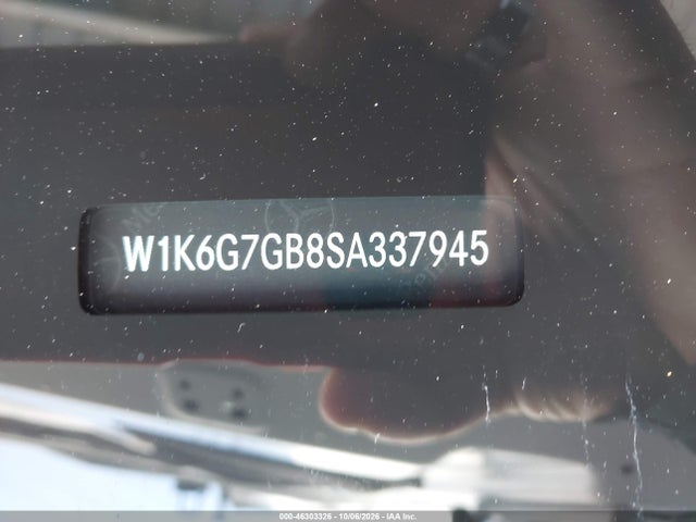 W1K6G7GB8SA337945 Mercedes-Benz S 580 4matic