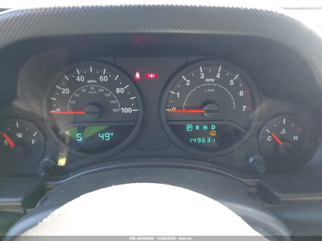 2008 Jeep Wrangler Unlimited X მანქანა იყიდება აუქციონზე, vin: 1J8GA391X8L543951, აუქციონის ნომერი: 46304008