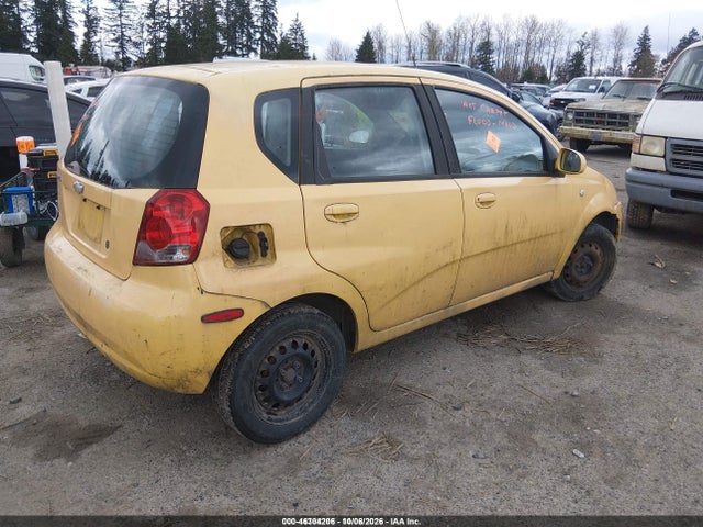 Продажа на аукционе авто 2006 Chevrolet Aveo Ls, vin: KL1TD66626B680746, номер лота: 46304206