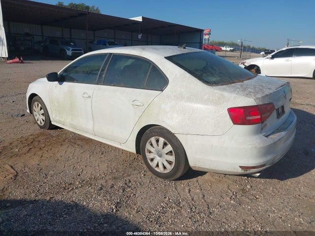 2015 Volkswagen Jetta 2.0l S მანქანა იყიდება აუქციონზე, vin: 3VW2K7AJXFM305138, აუქციონის ნომერი: 46304364