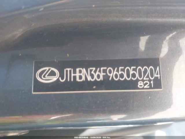 Продаж на аукціоні авто 2006 Lexus Ls 430, vin: JTHBN36F965050204, номер лоту: 46304646