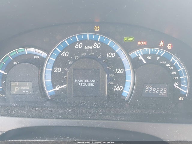 Aukcja sprzedaży 2013 Toyota Camry Hybrid Xle, vin: 4T1BD1FK8DU072280, numer aukcji: 46304821