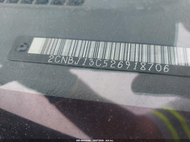Aukcja sprzedaży 2002 Chevrolet Tracker Hard Top Base, vin: 2CNBJ13C526918706, numer aukcji: 46305269