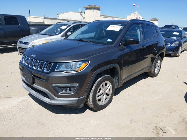 46305279 :رقم المزاد ، 3C4NJDAB4JT190917 vin ، 2018 Jeep Compass Sport 4x4 مزاد بيع