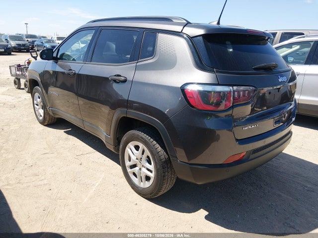 46305279 :رقم المزاد ، 3C4NJDAB4JT190917 vin ، 2018 Jeep Compass Sport 4x4 مزاد بيع
