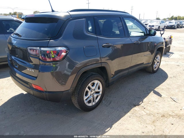 46305279 :رقم المزاد ، 3C4NJDAB4JT190917 vin ، 2018 Jeep Compass Sport 4x4 مزاد بيع
