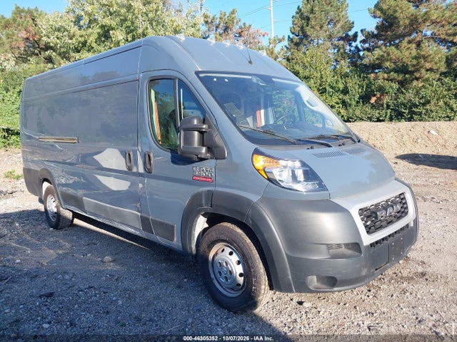 46305352 :رقم المزاد ، 3C6URVJG4LE117227 vin ، 2020 Ram Promaster 3500 Cargo Van High Roof 159 Wb Ext مزاد بيع