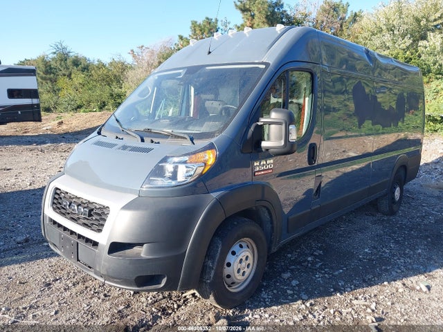 46305352 :رقم المزاد ، 3C6URVJG4LE117227 vin ، 2020 Ram Promaster 3500 Cargo Van High Roof 159 Wb Ext مزاد بيع