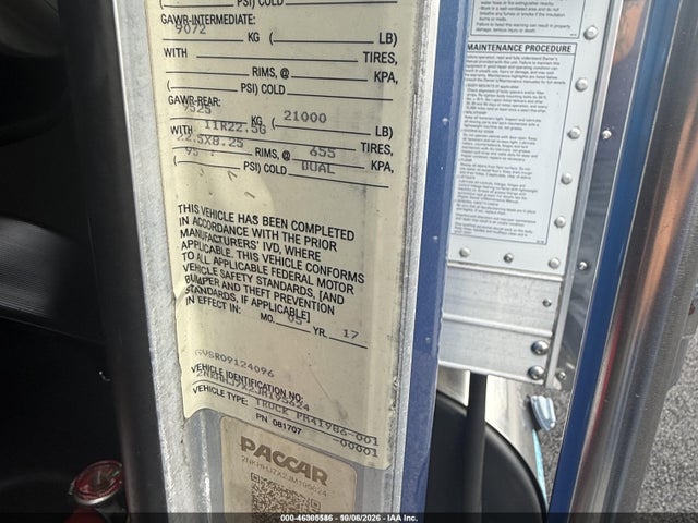 Продаж на аукціоні авто 2018 Kenworth T370 Reefer Box Truck, vin: 2NKHHJ7X2JM195624, номер лоту: 46305586