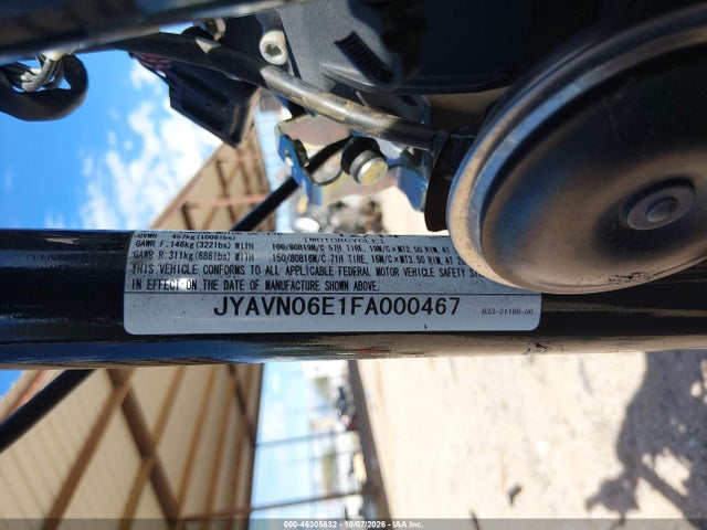 Yamaha Xvs950 Cr 2015 JYAVN06E1FA000467 Image 10