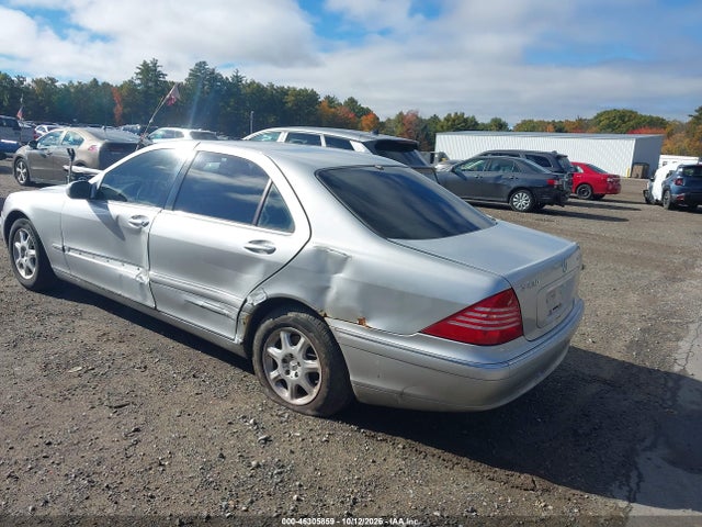 Продаж на аукціоні авто 2000 Mercedes-benz S 430, vin: WDBNG70JXYA069964, номер лоту: 46305859