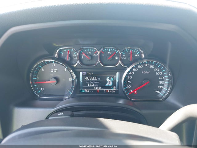 2015 Chevrolet Silverado 1500 1lz მანქანა იყიდება აუქციონზე, vin: 3GCUKSEC1FG266710, აუქციონის ნომერი: 46305958