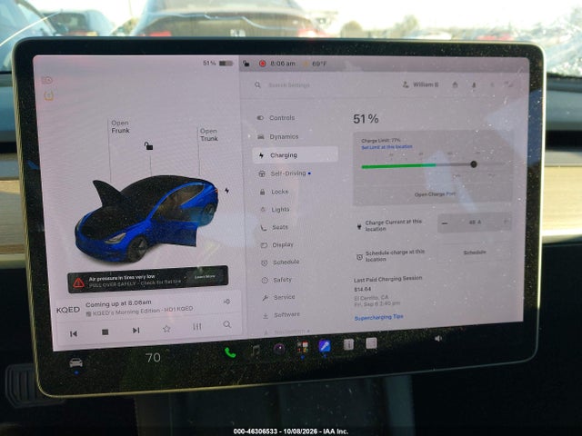 5YJ3E1EB7MF999013 Tesla Model 3 Long Range Dual Motor All-wheel Drive