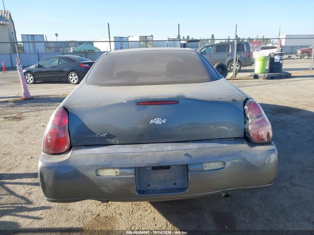 46306597 :رقم المزاد ، 2G1WW12E059239870 vin ، 2005 Chevrolet Monte Carlo Ls مزاد بيع