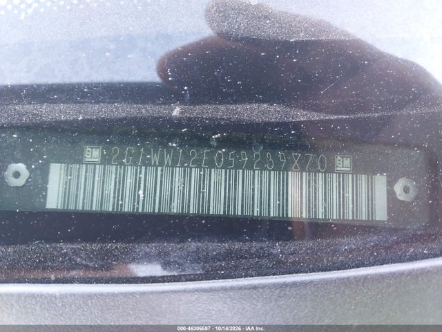 46306597 :رقم المزاد ، 2G1WW12E059239870 vin ، 2005 Chevrolet Monte Carlo Ls مزاد بيع