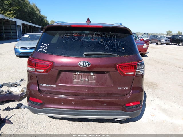 Продажа на аукционе авто 2019 Kia Sorento 3.3l Ex, vin: 5XYPHDA54KG509367, номер лота: 46306681