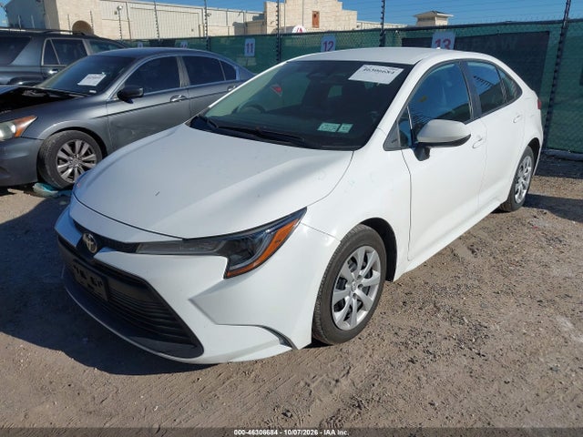 2025 Toyota Corolla Le მანქანა იყიდება აუქციონზე, vin: 5YFB4MDE9SP322333, აუქციონის ნომერი: 46306684