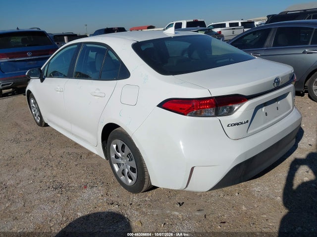 2025 Toyota Corolla Le მანქანა იყიდება აუქციონზე, vin: 5YFB4MDE9SP322333, აუქციონის ნომერი: 46306684