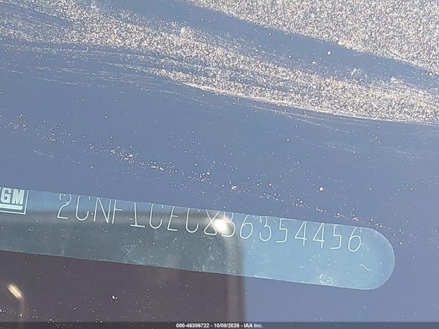46306722 :رقم المزاد ، 2CNFLCEC8B6354456 vin ، 2011 Chevrolet Equinox Ls مزاد بيع