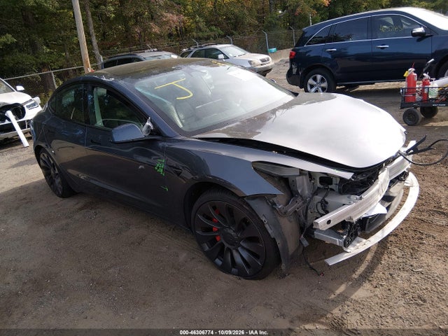 46306774 :رقم المزاد ، 5YJ3E1EC6NF336140 vin ، 2022 Tesla Model 3 Performance Dual Motor All-wheel Drive مزاد بيع