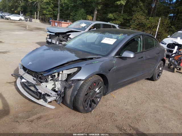 46306774 :رقم المزاد ، 5YJ3E1EC6NF336140 vin ، 2022 Tesla Model 3 Performance Dual Motor All-wheel Drive مزاد بيع