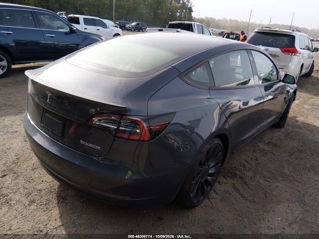 46306774 :رقم المزاد ، 5YJ3E1EC6NF336140 vin ، 2022 Tesla Model 3 Performance Dual Motor All-wheel Drive مزاد بيع