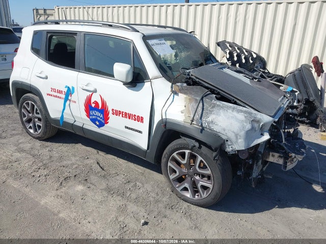 Продаж на аукціоні авто 2018 Jeep Renegade Latitude Fwd, vin: ZACCJABB8JPG73662, номер лоту: 46306844
