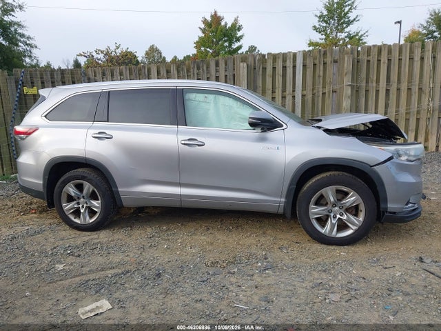 Продаж на аукціоні авто 2015 Toyota Highlander Hybrid Limited, vin: 5TDDCRFH8FS009612, номер лоту: 46306886