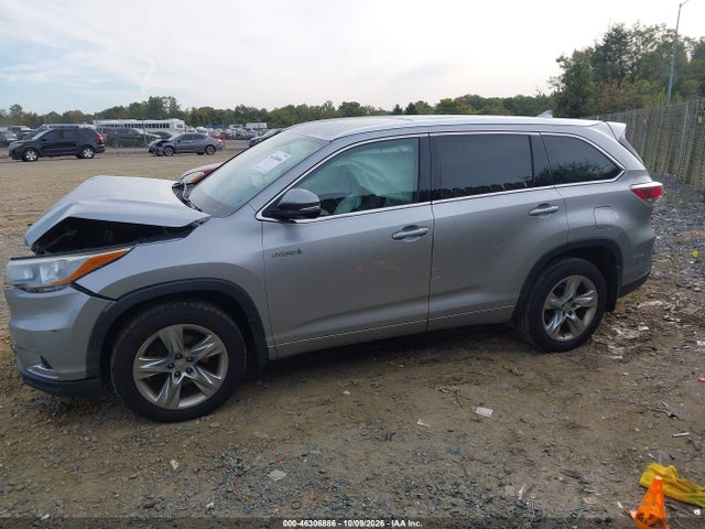 Продаж на аукціоні авто 2015 Toyota Highlander Hybrid Limited, vin: 5TDDCRFH8FS009612, номер лоту: 46306886