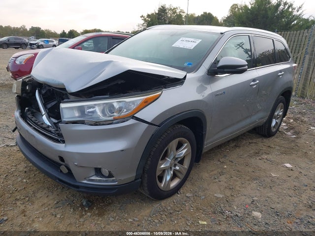 Продаж на аукціоні авто 2015 Toyota Highlander Hybrid Limited, vin: 5TDDCRFH8FS009612, номер лоту: 46306886