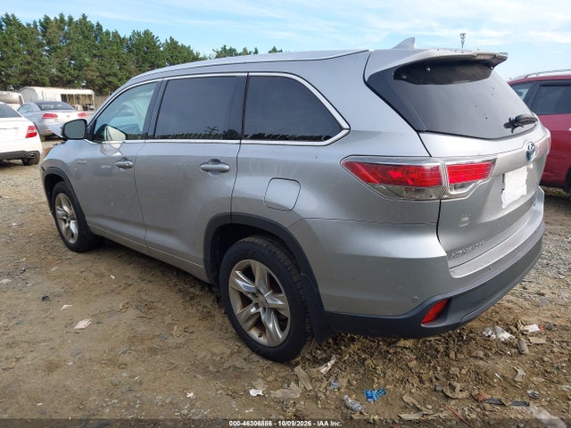 Продаж на аукціоні авто 2015 Toyota Highlander Hybrid Limited, vin: 5TDDCRFH8FS009612, номер лоту: 46306886