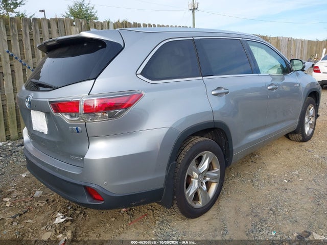 Продаж на аукціоні авто 2015 Toyota Highlander Hybrid Limited, vin: 5TDDCRFH8FS009612, номер лоту: 46306886
