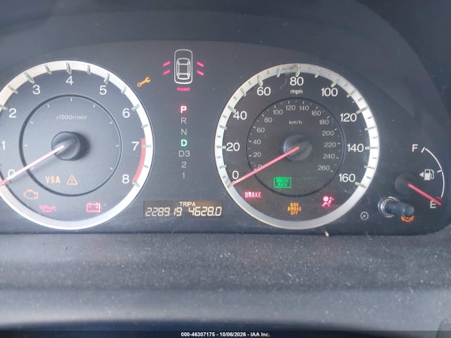 46307175 :رقم المزاد ، 1HGCP3F80AA016557 vin ، 2010 Honda Accord 3.5 Ex-l مزاد بيع