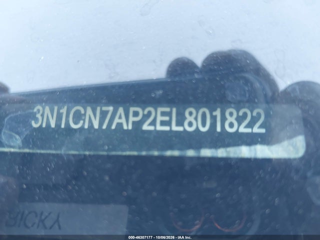 Продаж на аукціоні авто 2014 Nissan Versa 1.6 Sv, vin: 3N1CN7AP2EL801822, номер лоту: 46307177