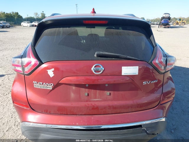 Продажа на аукционе авто 2017 Nissan Murano Sv, vin: 5N1AZ2MH0HN115021, номер лота: 46307732