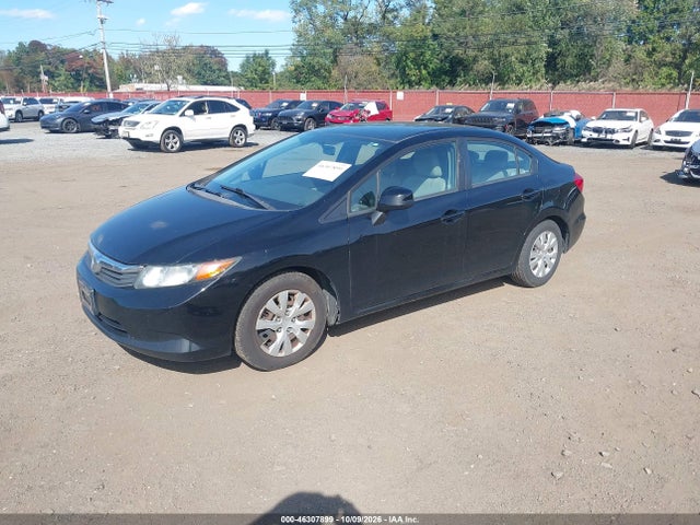 46307899 :رقم المزاد ، 2HGFB2F55CH312240 vin ، 2012 Honda Civic Lx مزاد بيع