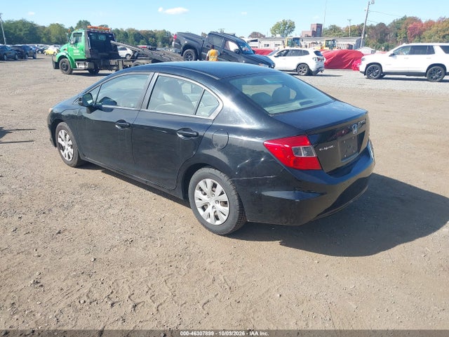 46307899 :رقم المزاد ، 2HGFB2F55CH312240 vin ، 2012 Honda Civic Lx مزاد بيع