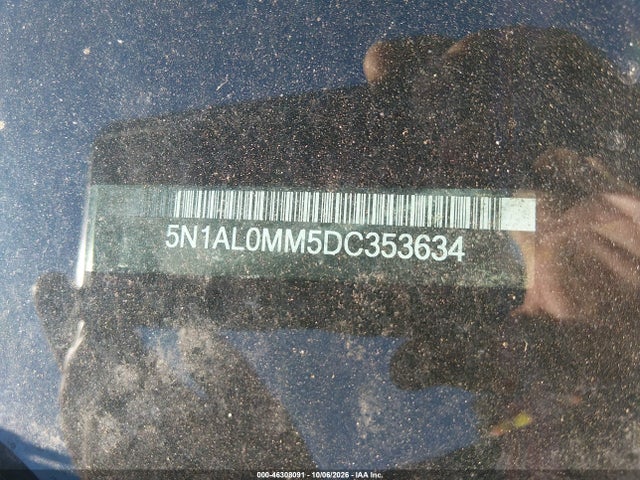 Продажа на аукционе авто 2013 Infiniti Jx35, vin: 5N1AL0MM5DC353634, номер лота: 46308091