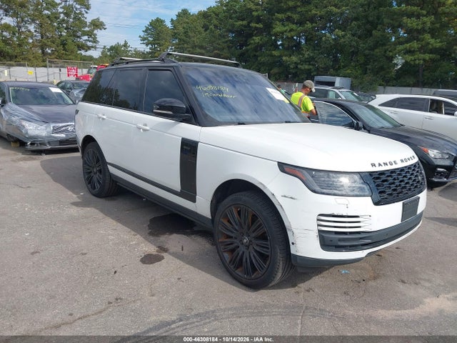2019 Land Rover Range Rover 3.0l V6 Supercharged Hse მანქანა იყიდება აუქციონზე, vin: SALGS2SV1KA524812, აუქციონის ნომერი: 46308184