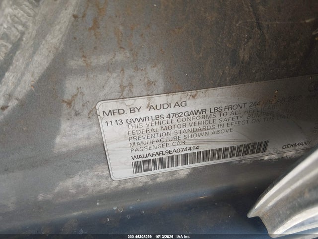 Продаж на аукціоні авто 2014 Audi A4 2.0t Premium, vin: WAUAFAFL9EA074414, номер лоту: 46308299