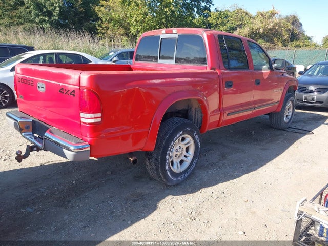 2002 Dodge Dakota Slt მანქანა იყიდება აუქციონზე, vin: 1B7HG48N92S667193, აუქციონის ნომერი: 46308317