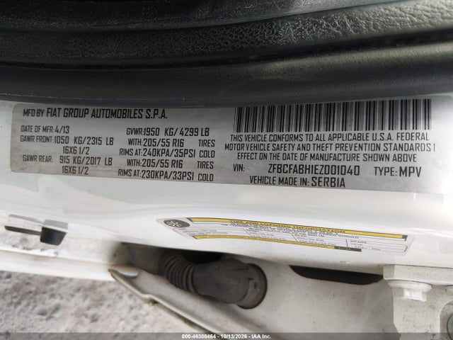 ZFBCFABH1EZ001040 Fiat 500l Easy
