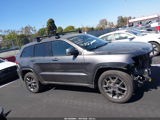 46308994 :رقم المزاد ، 1C4RJFBG9MC622988 vin ، 2021 Jeep Grand Cherokee 80th Anniversary 4x4 مزاد بيع