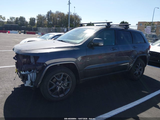 46308994 :رقم المزاد ، 1C4RJFBG9MC622988 vin ، 2021 Jeep Grand Cherokee 80th Anniversary 4x4 مزاد بيع