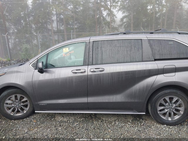 2021 Toyota Sienna Xle მანქანა იყიდება აუქციონზე, vin: 5TDJSKFC5MS030318, აუქციონის ნომერი: 46309212